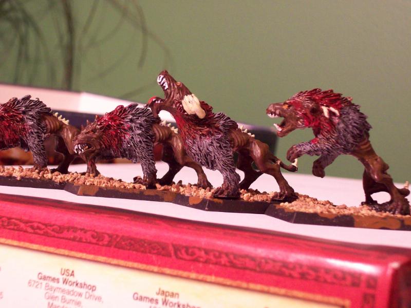 Vampire Counts, Warhammer Fantasy, Warhound, Wolf