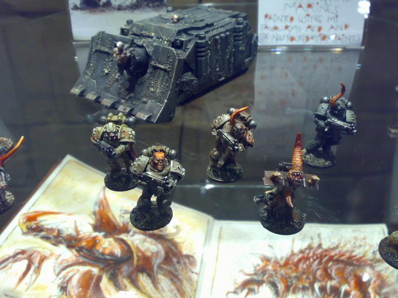 Chaos Space Marines, Conversion, Death Guard, Display, John Blanche, Nurgle, Warhammer 40,000