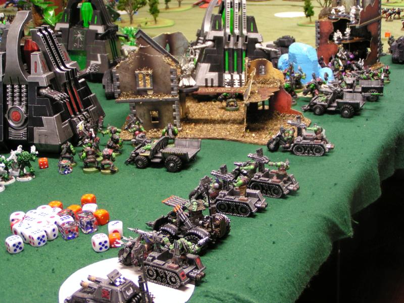 Battle, Necrons, Orks, Warhammer 40,000