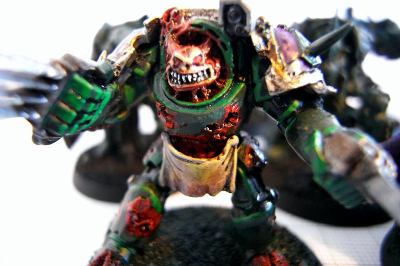 Chaos Space Marines, Forge World, Greenstuff, Magnet, Nurgle, Terminator Armor, Warhammer 40,000, Work In Progress