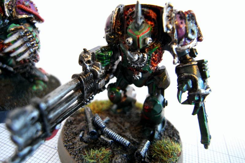 Chaos Space Marines, Forge World, Greenstuff, Magnet, Nurgle, Terminator Armor, Warhammer 40,000, Work In Progress