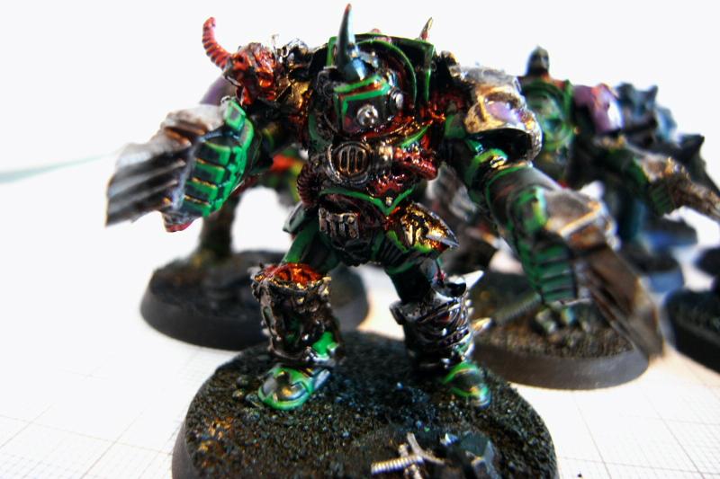 Chaos Space Marines, Forge World, Greenstuff, Magnet, Nurgle, Terminator Armor, Warhammer 40,000, Work In Progress