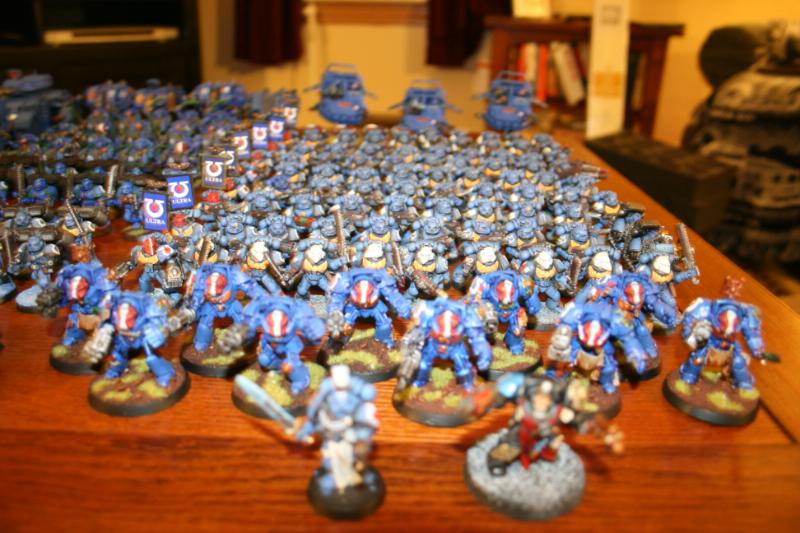 Army, Blurred Photo, Space Marines, Ultramarines, Warhammer 40,000