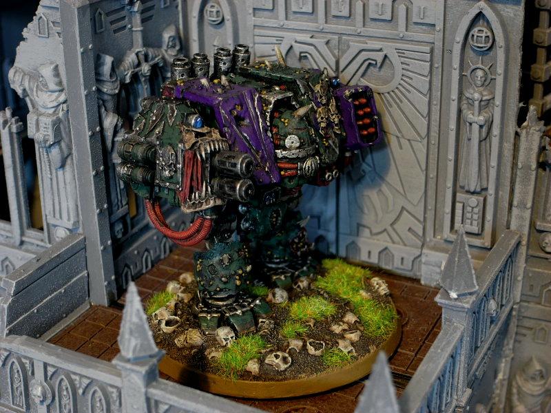 Chaos Space Marines, Dreadnought, Forge World, Greenstuff, Magnet, Nurgle, Warhammer 40,000, Work In Progress