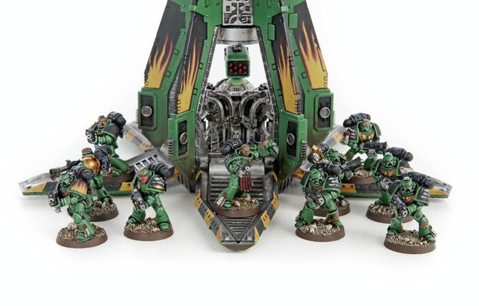 Drop Pod, Salamander, Space Marines