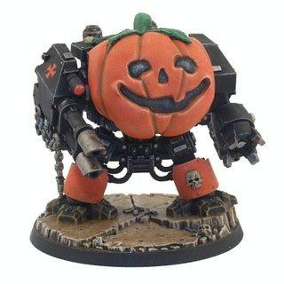 Dreadnought, Halloween, Humor, Pumpkin, Space Marines