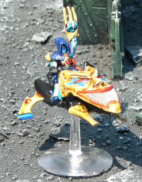 Eldar, Harlequins, Jetbike, Urban Base, Warhammer 40,000
