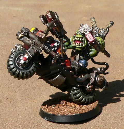 Bike, Orks, Warboss, Warhammer 40,000