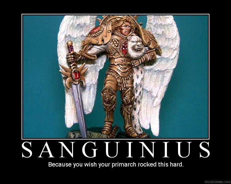 Blood Angels, Humor, Poster, Primarch, Sanguinius