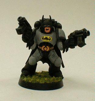 Batman, Humor, Space Marines, Twin Bolters