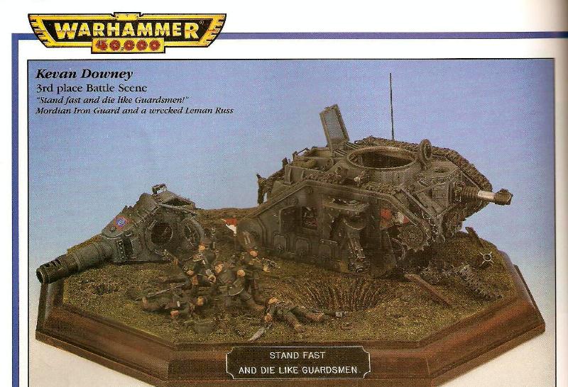 Copyright Games Workshop, Golden Demon, Imperial Guard, Leman Russ, Mordian, White Dwarf
