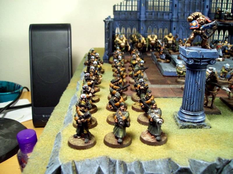 Blood Angels, Flesh Tearers, Ground Pounders, Guard, Horde Infantry, Imperial Guard, Infantry, Valhallan 42nd, Valhallans, Warhammer 40,000