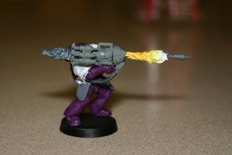 Flames, Missile Launcher, Space Marines, Warhammer 40,000