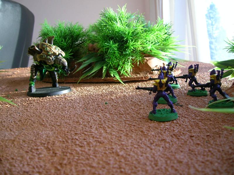 Jungle, Terrain, Wave Serpent behind hill