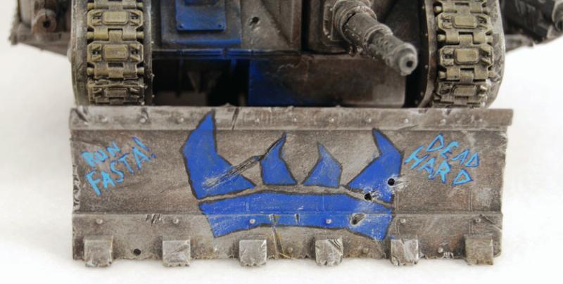 Conversion, Deathskulls, Leman Russ, Looted, Orks, Plasticard, Tank, Waaagh, Warhammer 40,000