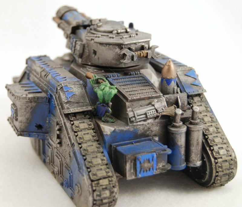 Conversion, Deathskulls, Leman Russ, Looted, Orks, Plasticard, Tank, Waaagh, Warhammer 40,000