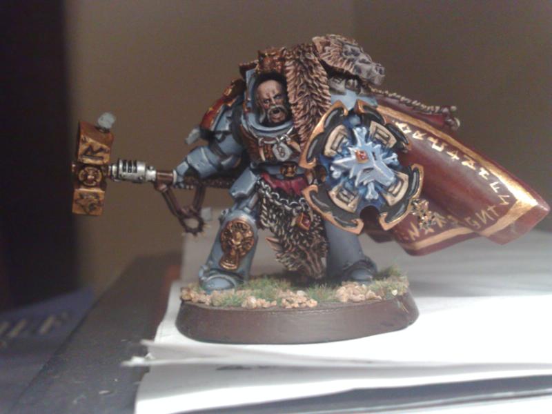 Arjac, Champion, Elite, Rockfist, Space Marines, Space Wolves, Spacewolf, Terminator Armor, Thunder Hammer