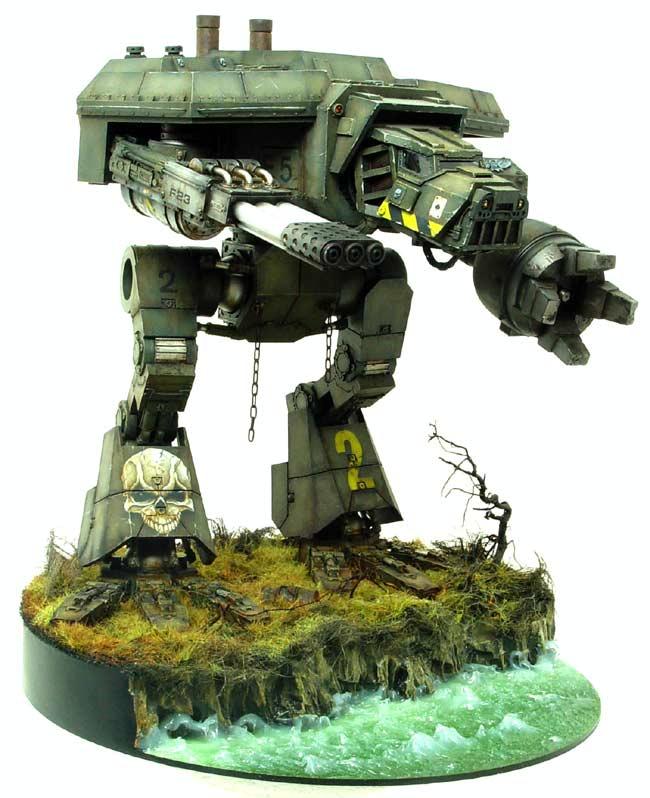 Freehand, Titan, Warhammer 40,000, Warhound, Water