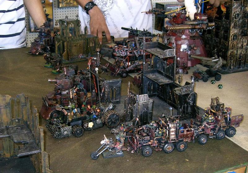 Apacolypse, Chris, Imperial Guard, Marco, Orcs, Sci-fi City, Zack