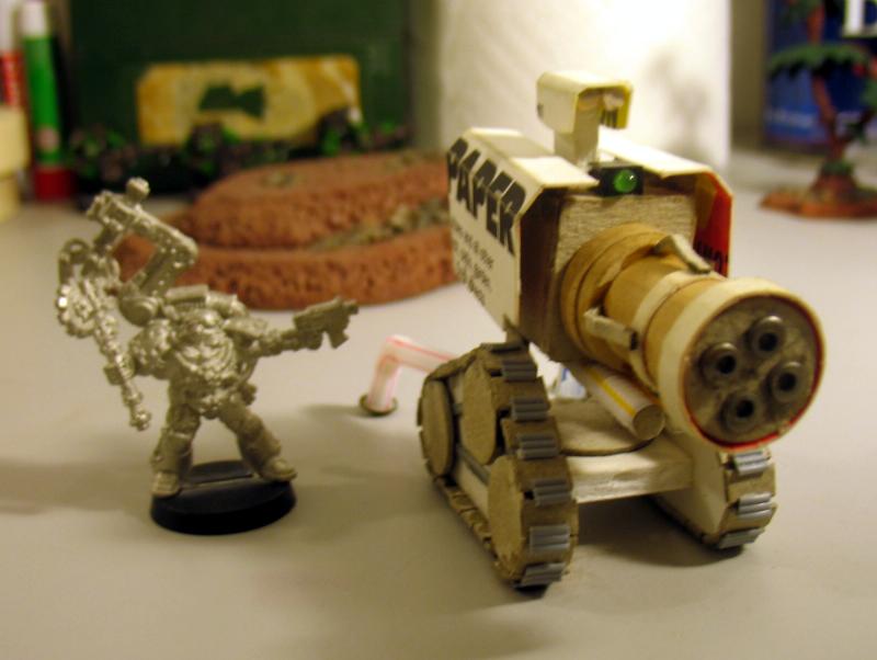 Cannon, Scratch Build, Space Marines, Thunderfire