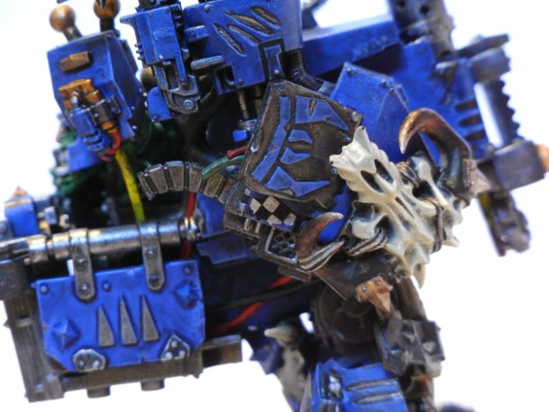 Assault, Assault On Black Reach, Black, Blue, Bone, Checkered, Chequered, Conversion, Deff, Deff Dread, Deff Skulls, Deffskulls, Dreadnought, On, Orks, Reach, Rust, Skull, Work In Progress