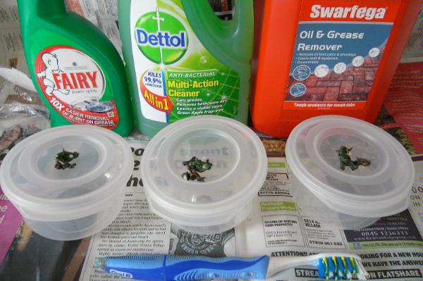 How to Remove Paint from Metal and Plastic Models with Dettol