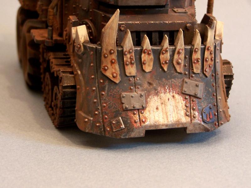 Battlewagon, Orks, Warhammer 40,000, Weathering Techniques