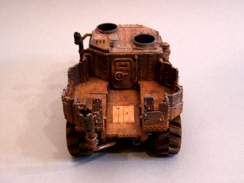Battlewagon, Orks, Weathering Techniques