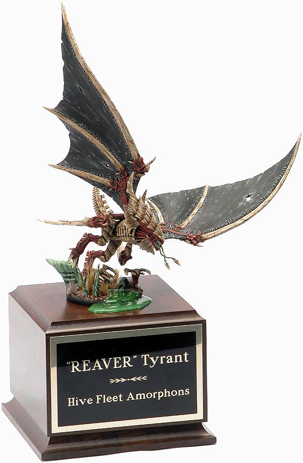 Golden Demon, Hive Tyrant, Menelker, Tyranids, Tyson Koch Hive Fleet Amourphous
