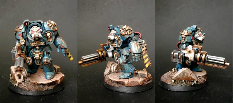 Space Marines, Terminator Armor, Ultramarines, Warhammer 40,000