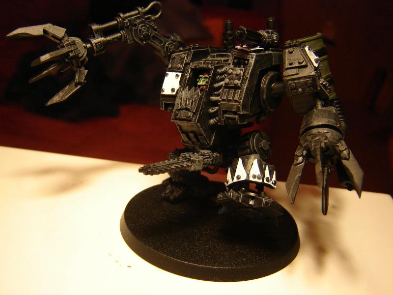 Deff Dread, Dreadnought, Looted, Marine Abuse, Orks, Work In Progress