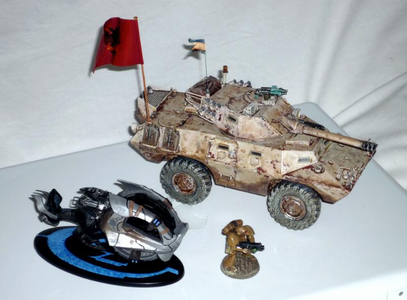 Halo 3 Chopper compared with Beaky SM and armoured car