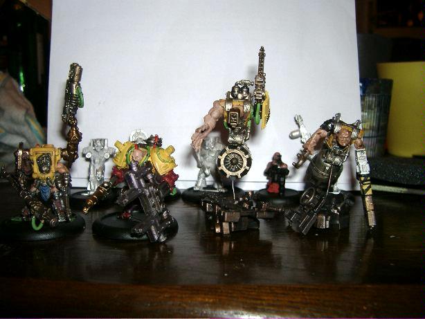 Imperial Guard, Servitors, Warhammer 40,000, Work In Progress