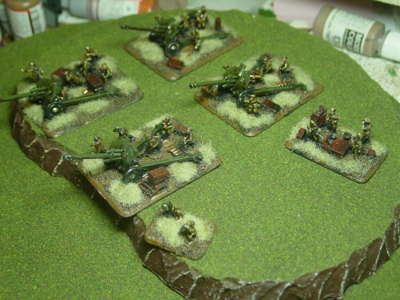 15mm, Artillery, Flames Of War, Russians, Soviet, World War 2