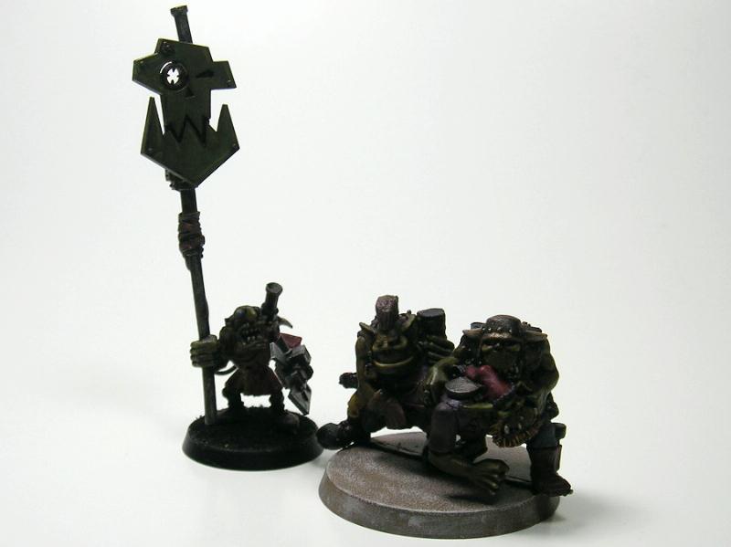 Big, Grots, Mekboy, Snakebite Big Mek SAG w/ Grot