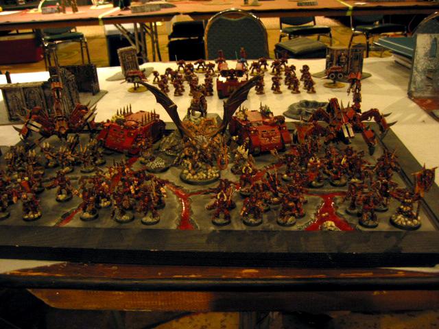 Army, Chaos, Chaos Space Marines, Display Board, Khorne