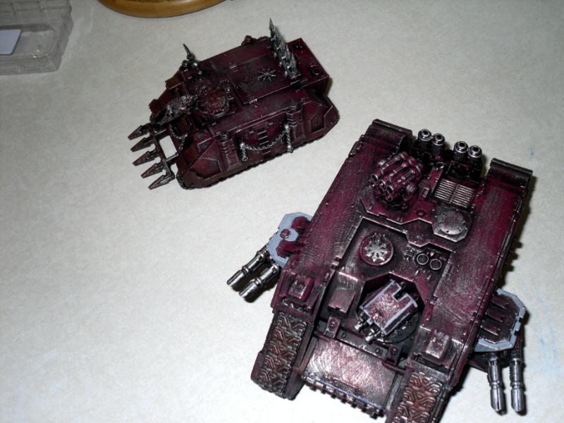 chaos land raider and rhino