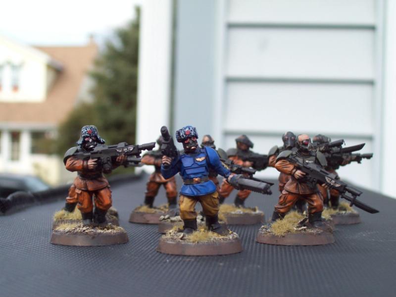 Cadian Bodies, Imperial Guard, Pig Iron, Pig Iron Heads, Warhammer 40,000