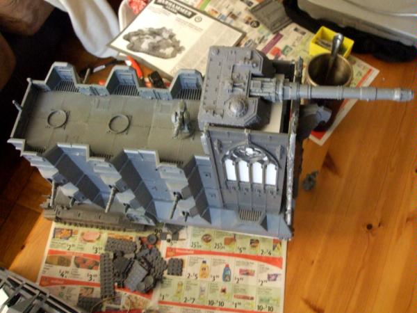 40K scale Imperial Leviathan (with Stormlord for scale) : r