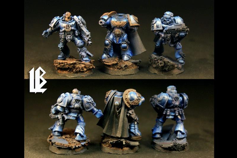 Color Modulation, Space Marines, Ultramarines, Veteran