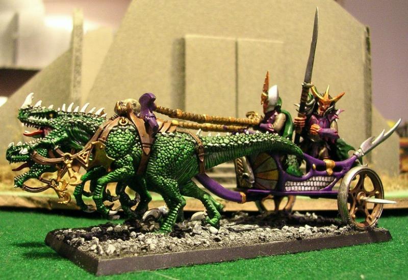 Cold Ones, Dark Elves Chariot, Dark Elves Monsters