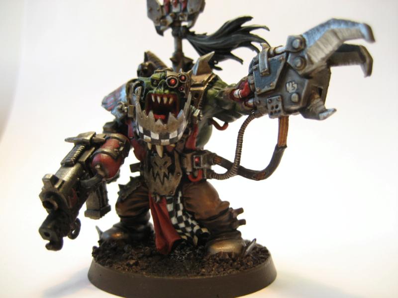 Assault On Black Reach, Checker Pattern, Orks, Warboss, Warhammer 40,000