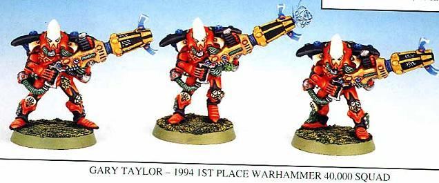 Copyright Games Workshop, Eldar, Golden Demon, Warp Spider, White Dwarf