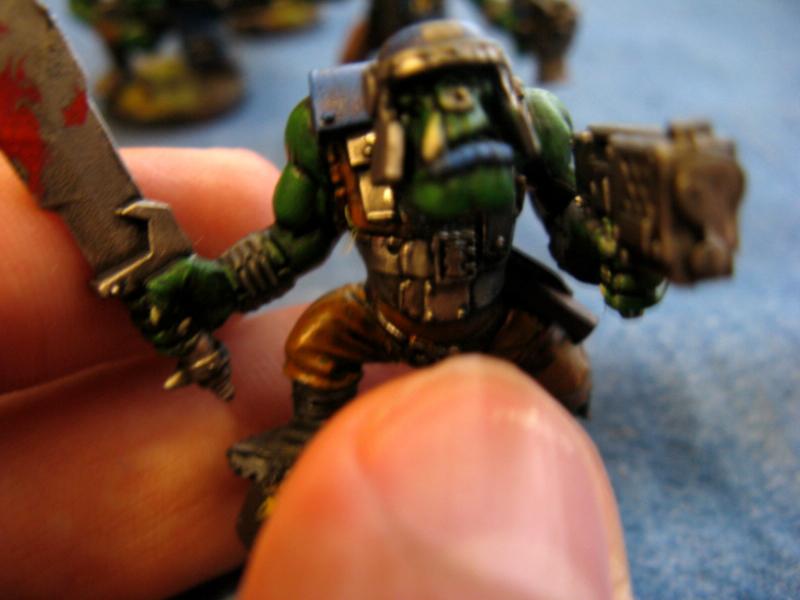 Blurred Photo, Boy, Orks, Warhammer 40,000