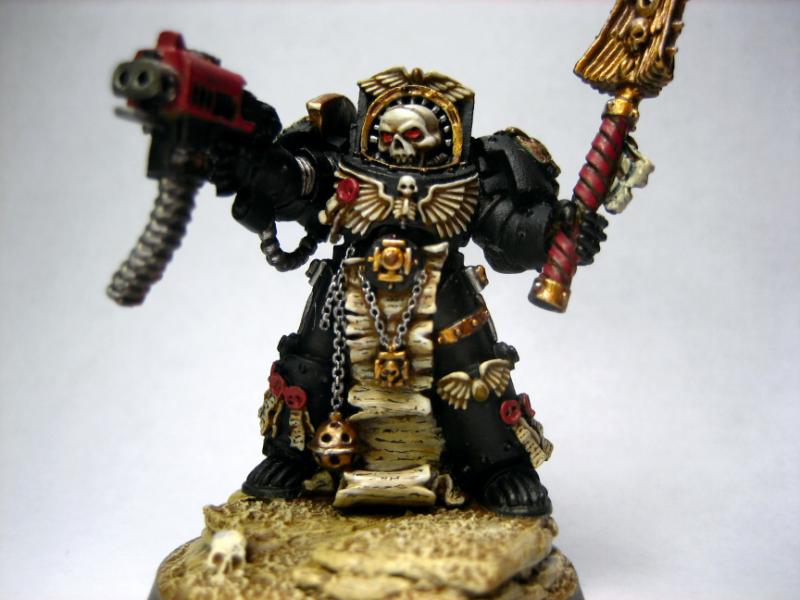 Chaplain, Space Marines, Terminator Armor, Warhammer 40,000, Work In Progress