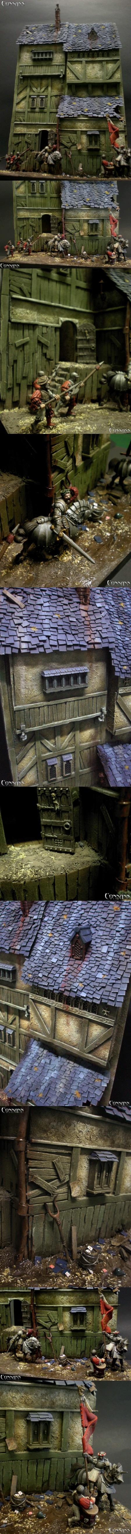 28mm, Diorama, Empire, Ogres, Veteran, Warhammer Fantasy
