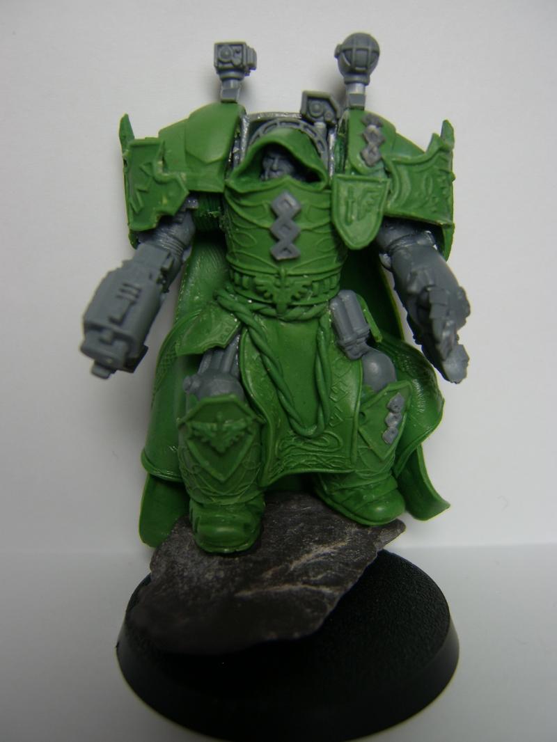 Apothecary, Conversion, Dark Angels, Deathwing, Greenstuff, Sculpting, Warhammer 40,000