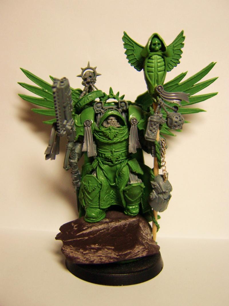 Dark Angels, Deathwing, Greenstuff, Sculpting, Space Marines, Techpriest, Terminator Armor