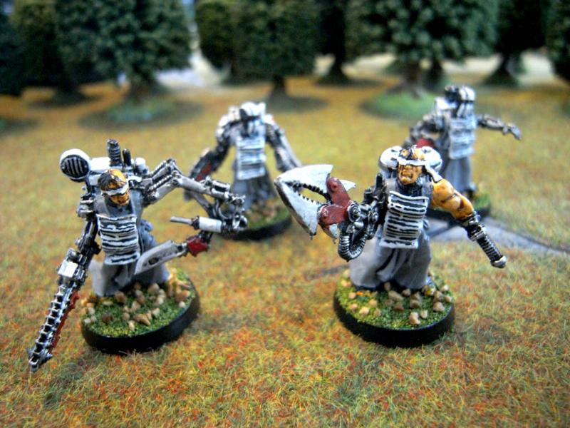 Adeptus Mechanicus, Army, Astartes, Bike, Scars, Servitors, Space Marines, White