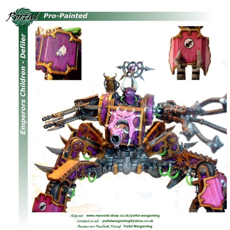 Chaos Space Marines, Emperor's Children, Pro-painted, Warhammer 40,000